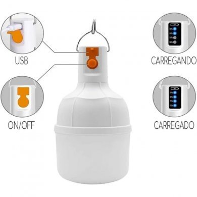 ON-LU109 Onistek lâmpada LED de emergência bulbo recarregavel