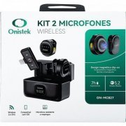 Kit 2 microfones de lapela wireless para lightning ma