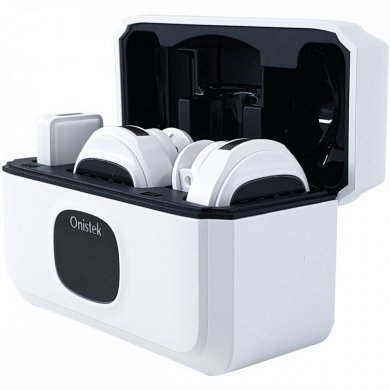 ON-MC827 Kit 2 microfones de lapela wireless para lightning