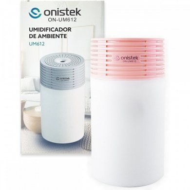 ON-UM612PK Onistek Umidicador de ar com LED colorida rosa