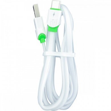 Oberon cabo USB-C quick charge 3.0 1m 4.8A branco