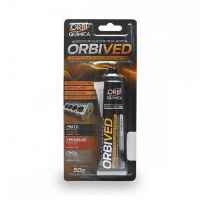 ORBI_ORBIVED_P Adesivo de silicone preto Orbived para motor