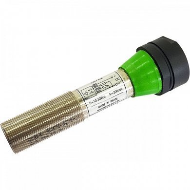 Sensor indutivo 70mm fotosensor M18 PNP NA+NF
