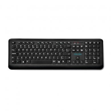 Movitec Kit Teclado e Mouse Sem Fio Slim Ergonômico