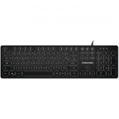 OTF-02 Movitec Teclado Multimidia ABNT2 Retroiluminado