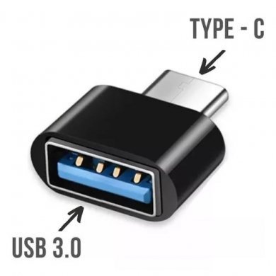 OTG-USB-C Adaptador USB Tipo C Para USB 3.0 Femea