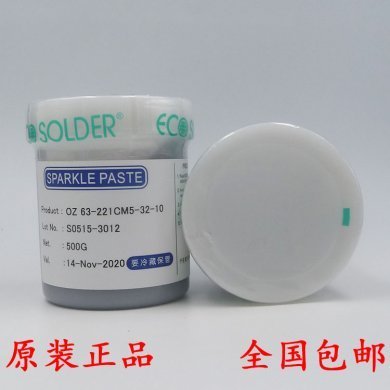 OZ63-221CM5-32-10 Paste de Solda Senju Sparkle Paste OZ 2062-221CM5-40-10 No-Clean 