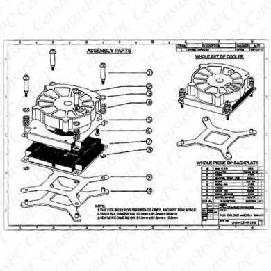 P199 Cooler 1U Ativo Dynatron Socket LGA775