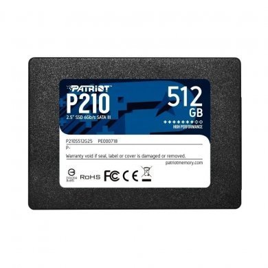 P210S512G25 Patriot SSD P210 512GB SATA 6Gbs 2.5in
