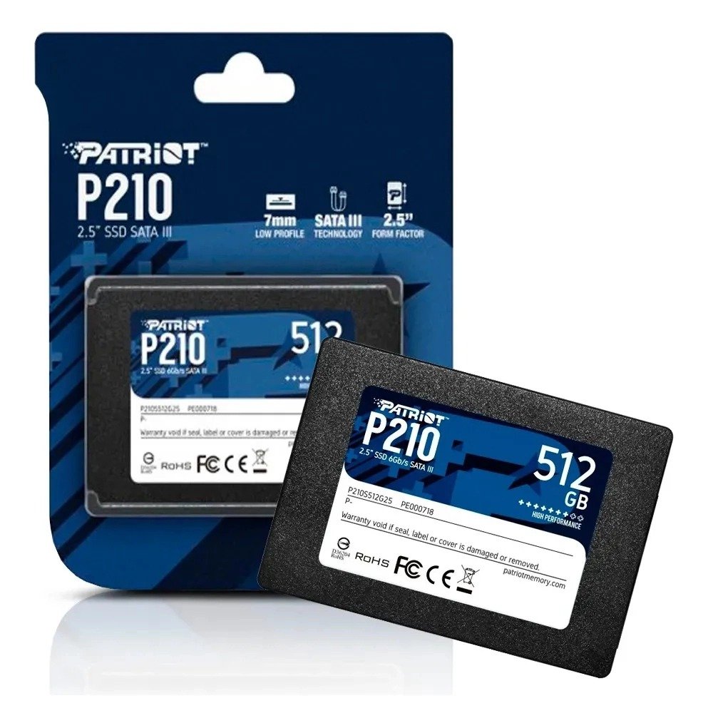 P210S512G25 Patriot SSD P210 512GB SATA 6Gbs 2.5in