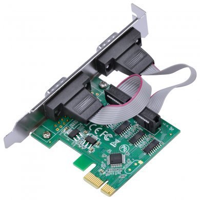 P2IE-LP Vinik Placa Serial 2 Saídas RS232 PCI-E x1