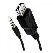 Foto de P2M-USBF Cabo Plug P2 3.5mm x USB-A Fêmea 