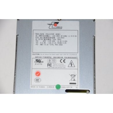 P2W-6700P Fonte EMACS Zippy 2U/3U 700W Single