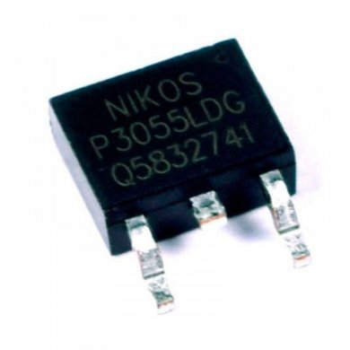 P3055LDG 10x Mosfet NIKOS N-CH 25V 12A RDS 0.09 Ohm TO-252