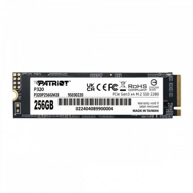 P320P256GM28 Patriot SSD 256GB M.2 NVME P300 PCi gen 3 x4
