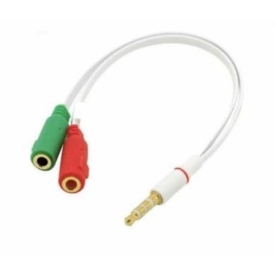 Cabo Adaptador P3 (combo P2) para fone e mic