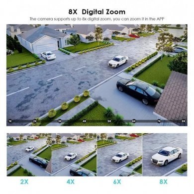 P3S-8MP-UK Câmera Speed Dome Smart WIFI IP 4K 360 128GB