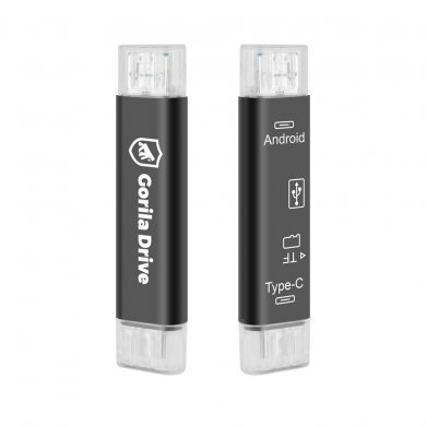 P4J3YJRKY Gorila Shield  Adaptador com USB Tipo-C OTG