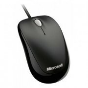Microsoft Mouse com Fio USB Preto Basic 3 Botões Scroll Óptico