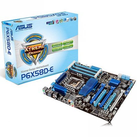 ASUS P6X58D-E マザーボード P6X58D-E Placa Mãe Asus para Intel Core i7