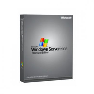 P73-02751 Microsoft Windows Server 2003 STD R2A (32 bits), 1 Pack + 5 Clien