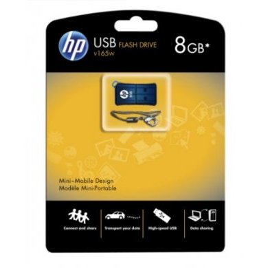 P-FD8GBHP165-EF Mini Pen Drive HP V165W 8GB USB 2.0
