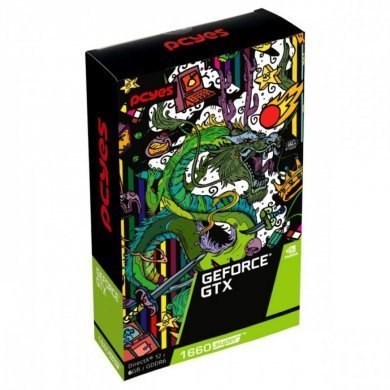 PA1660S6GR6DF PCYes Placa de vídeo GTX 1660 Super 6GB GDDR6