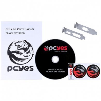 PA210G6401D3LP PCYES Placa de Video GeForce G210 1GB DDR3