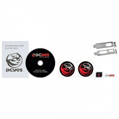 PA230DR364LP PCYes Placa de Vídeo AMD Radeon R5 230 2GB