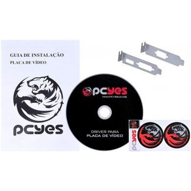 PA710GT6402D3LP PCYes Placa de Video  Geforce GT 710 2GB DDR3