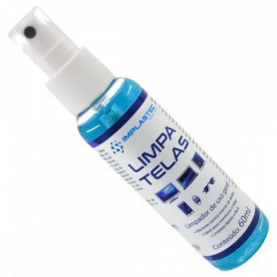 Implastec Clean Limpa Telas e Lentes 60ml