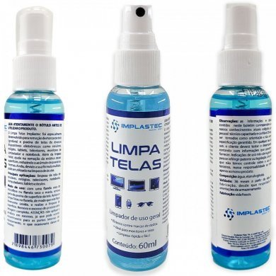Implastec Clean Limpa Telas e Lentes 60ml