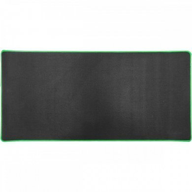 PAD75X35GREEN Mousepad gamer 75x35 preto com borda costurada verde
