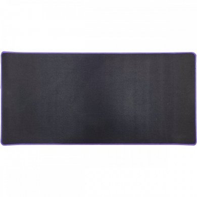 PAD75X35PRL Mousepad gamer 75x35 preto com borda costurada roxo