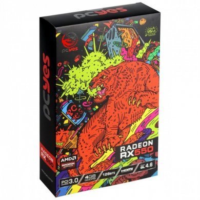 PAJRX550DR5DF PCYES Placa de Video AMD Radeon RX550 4GB