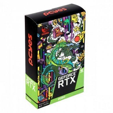PCYES PLACA DE VÍDEO RTX 2060 GRAFFITI SERIES 6GB
