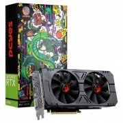 PCYES PLACA DE VÍDEO RTX 2060 GRAFFITI SERIES 6GB GDDR6 192 DUAL-FAN HDMI/DISPLAY PORT/DVI