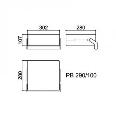 Patola caixa plastica montagem eletronica