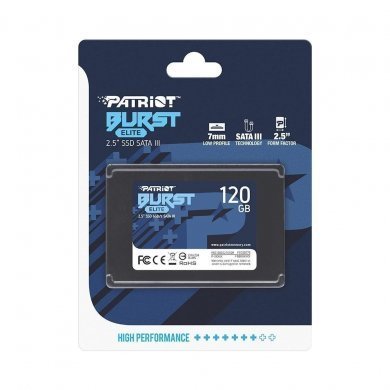 PBE120GS25SSDR PATRIOT SSD BURST ELITE 120GB 2.5IN SATA III 6GBS