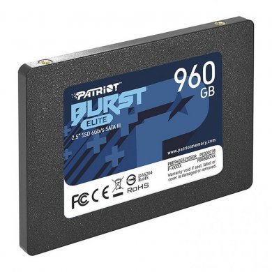 PBE960GS25SSDR Patriot SSD Burst Elite 960GB 2.5IN SATA3 6GBS