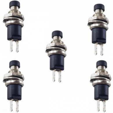 PBS110NA-KIT5X Push Button PBS110 NA 250V 1A 2T sem trava (Kit 5x)