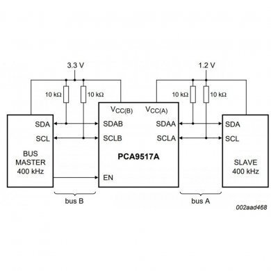 PCA9517ADP NXP Ci 9517A interface i2C ReDriver 2CH 400kHz