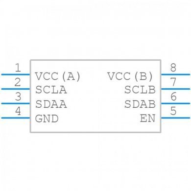 PCA9517ADP NXP Ci 9517A interface i2C ReDriver 2CH 400kHz