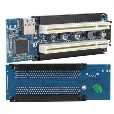 PCE2PCI-N01 Adaptador Mini PCi-E para 2x PCI