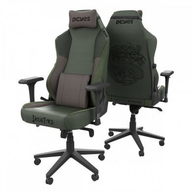 PCYes cadeira gamer ergonômica Ultimate Jade Fire 150Kg