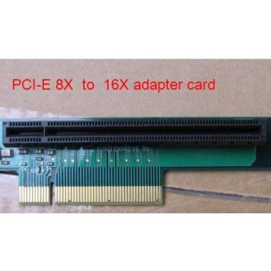 PCI98-164 Adaptador Riser Card PCI-E 8x para 16x