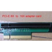 Adaptador Riser Card PCI-E 8x para 16x Para 1U e 2U