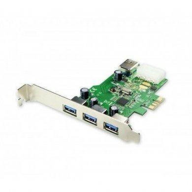 PCIE1X-USB3.0 Syba placa expansora USB 3.0 com 4 saídas PCI-E x1