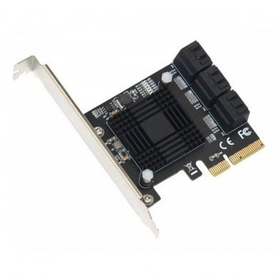 PCIE-6XSATA Placa de Expansão 6x SATA 3 para PCI Express x4