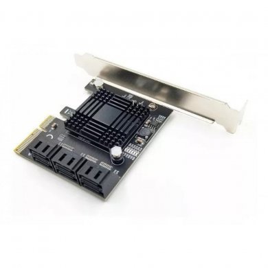 Placa de Expansão 6x SATA 3 para PCI Express x4
